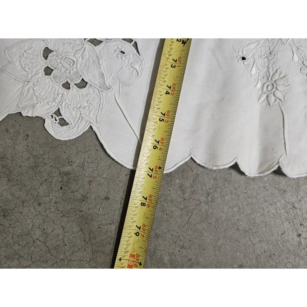 2 Round Antique Table Clothes